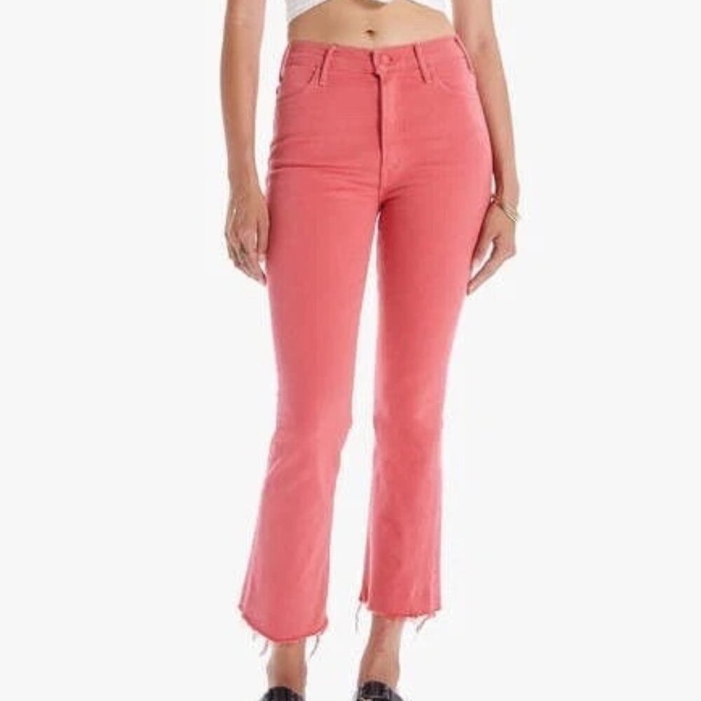 MOTHER Denim The Hustler Ankle Fray Second Chance Sz25